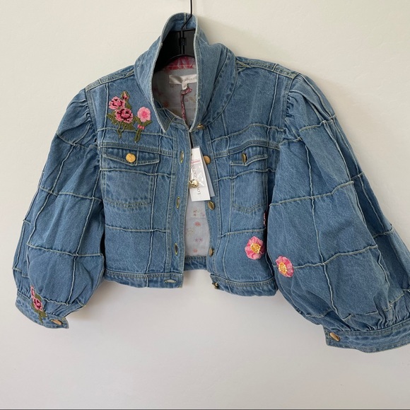 🎀 LoveShackFancy Denim Jacket - Picture 10 of 15